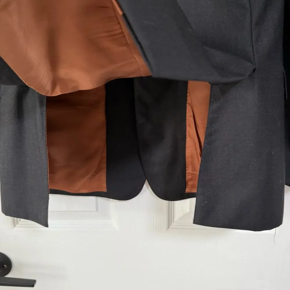 Jos. A. Bank Men's Charcoal 100%Wool Slim Fit Sportscoat Blazer Size 42R